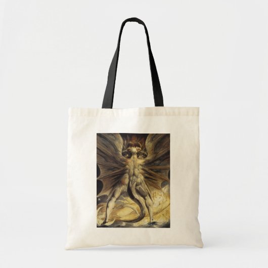 Rode drakenzakken - kies stijl tote bag (Voorkant)