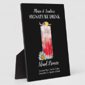 Rode drank• PERSONALISEER deze Signature-drank Fotoplaat (Zijkant)