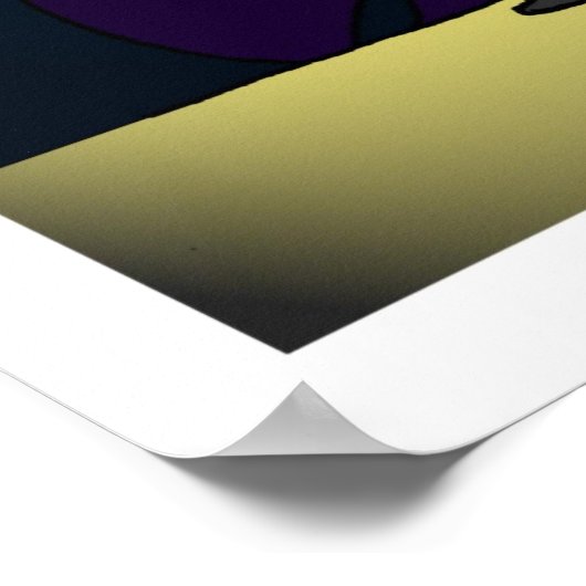 Rode dress in het licht poster (Hoek)