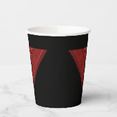 rode driehoek Keffiyeh Palestine verzetssymbool Papieren Bekers (Links)
