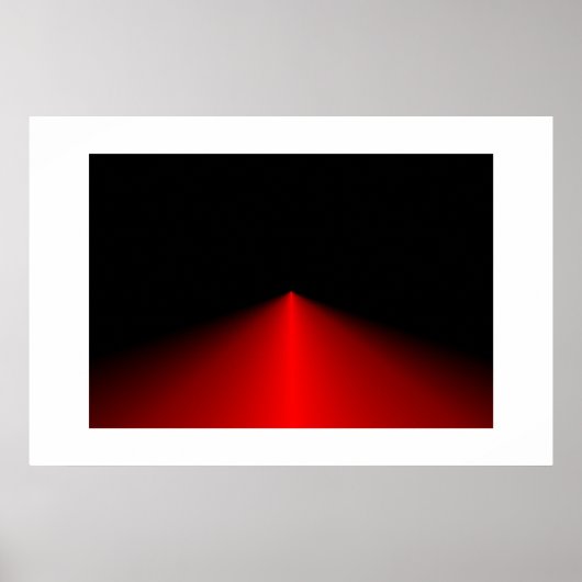 Rode driehoek poster (Voorkant)