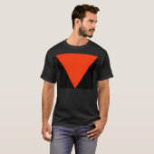 Rode driehoek t-shirt (Voorkant volledig)