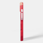 Rode driehoekige Abstracte geometrische patronen Case-Mate iPhone Case (Achterkant / Links)