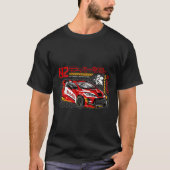 rode drift 02 t-shirt (Voorkant)