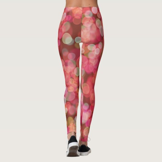 Rode drijvende kleur leggings (Achterkant)