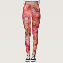 Rode drijvende kleur leggings