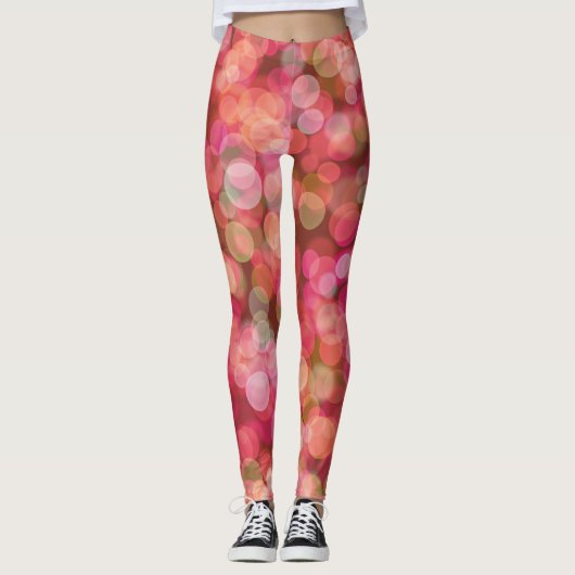Rode drijvende kleur leggings (Voorkant)