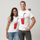 Rode Drink Mannen T-shirt (Unisex)