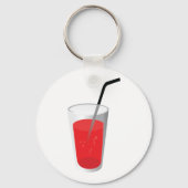 Rode Drink Sleutelhanger (Voorkant)