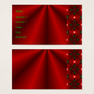 Rode dromen visitekaartje