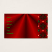 Rode dromen visitekaartje (Voorkant)