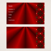 Rode dromen visitekaartjes (Voorkant /achterkant)