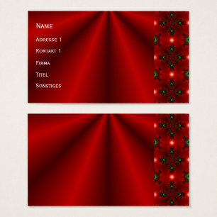 Rode dromen visitekaartjes