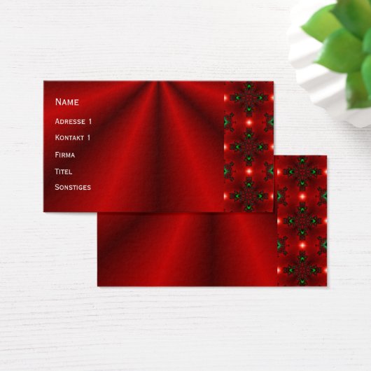 Rode dromen visitekaartjes (Bureau)