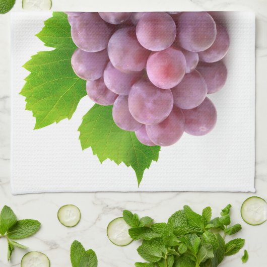 Rode druif theedoek (Gevouwen)