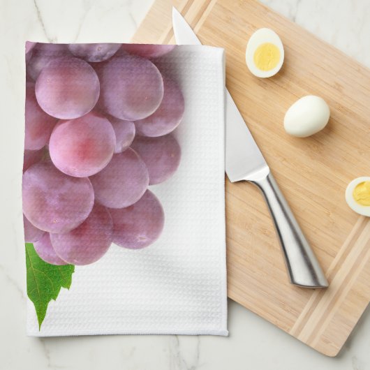 Rode druif theedoek (Quarter Fold)