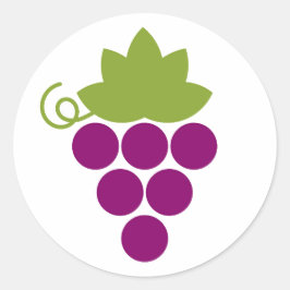 Rode druiven fruit Sticker