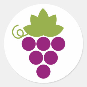 Rode druiven fruit Sticker