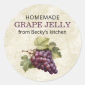  Rode Druiven gelei inblikken label (Voorkant)