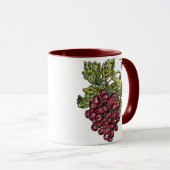 Rode druiven mok (Voorkant rechts)