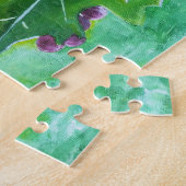 Rode druiven op een Augustusrank door Alfred Fox Legpuzzel (Zijkant)