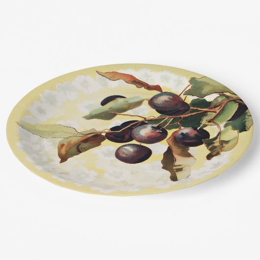  rode druiven papier Borden Papieren Bordje (Gekanteld)