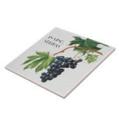 Rode druiven tegeltje (Zijkant)