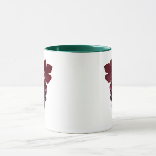 Rode druivenband mok (Midden)