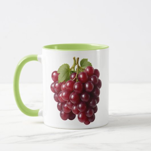 Rode druivenband mok (Links)