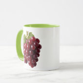 Rode druivenband mok (Voorkant links)