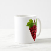 Rode druivengroep 3D Koffiemok (Voorkant rechts)