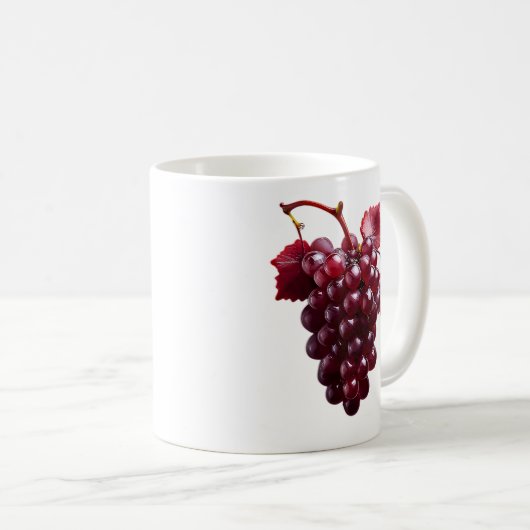 Rode druivengroep koffiemok (Voorkant rechts)