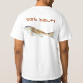 Rode drum t-shirt (Achterkant)