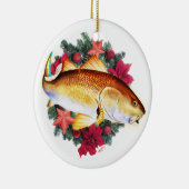 Rode Drummer Kerstmis Keramisch Ornament (Rechts)