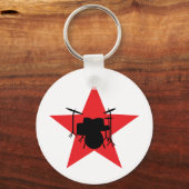 rode drummer sleutelhanger (Voorkant)