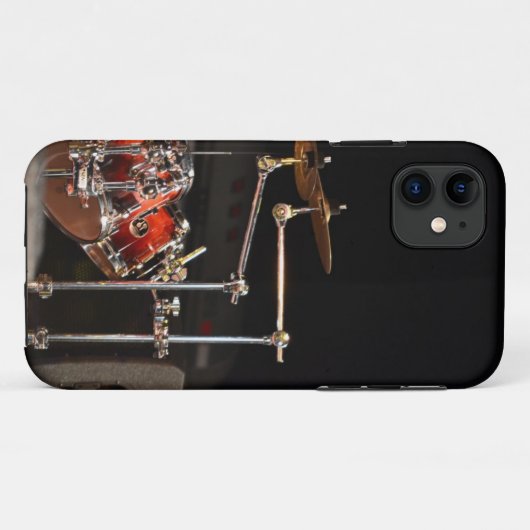 Rode drums Case-Mate iPhone case (Achterkant (horizontaal))