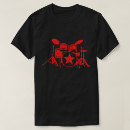 Rode drums t-shirt