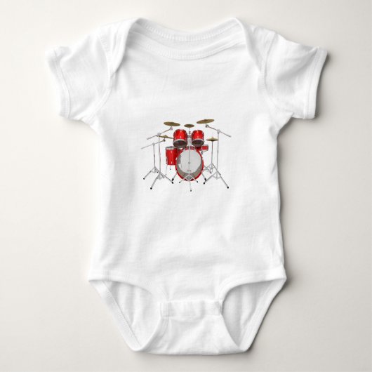 Rode Drumstel: Romper (Voorkant)