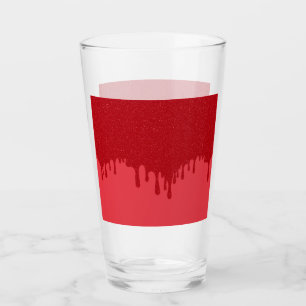 Rode Druppel Pint Glass Cup Glas