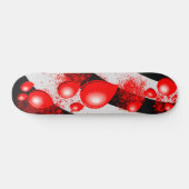 Rode druppels – Abstract skateboardontwerp Persoonlijk Skateboard (Horizontaal)