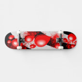 Rode druppels – Abstract skateboardontwerp Persoonlijk Skateboard (Horizontaal)