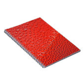 Rode druppels op glas notitieboek (Rechterzijde)