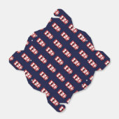 Rode dubbeldekker bus party gunst box bedankdoosjes (Uitgevouwen)