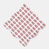 Rode dubbeldekker bus party gunst box bedankdoosjes (Uitgevouwen)