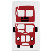 Rode dubbeldeksbus cadeau klein cadeauzakje (Voorkant)