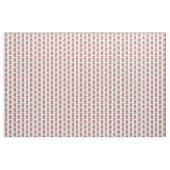 Rode dubbeldeksbus stof (Yard (91,4 cm))
