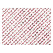 Rode dubbeldeksbus tafellaken (Voorkant (Horizontaal))