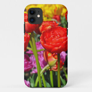 Rode dubbele tulpen Case-Mate iPhone case