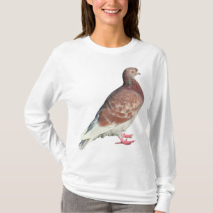 Rode duif (geïsoleerd) t-shirt