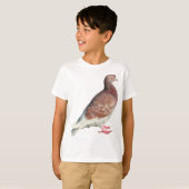 Rode duif (geïsoleerd) t-shirt (Voorkant volledig)